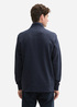 Tom Tailor Sweat Jacket In A Melange Look Sky Captain Blue White Melange - 1044022-19024 Tom Tailor Sweat Jacket In A Melange Look Sky Captain Blue White Melange - 1044022-19024