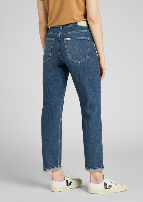 Damskie Spodnie Dzinsowe Lee Carol Mid Newberry - L31ANICF