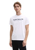 Meski T Shirt Tom Tailor C Neck T Shirt White - 1045940-20000