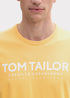 Meski T Shirt Tom Tailor C Neck T Shirt Peachy Orange - 1045940-37103