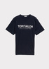 Meski T Shirt Tom Tailor C Neck T Shirt Sky Captain Blue - 1045940-10668