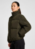 Damska Kurtka Lee Relaxed Short Puffer Jacket Olive Night - 112355098