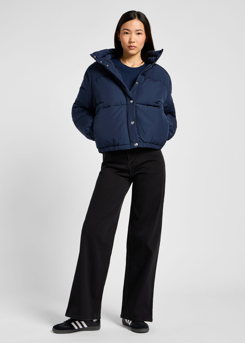 Lee Relaxed Short Puffer Jacket Navy - 112355156