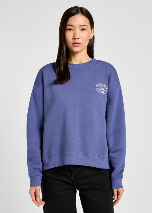 Lee Crew Sweater - Surf Blue 112355101