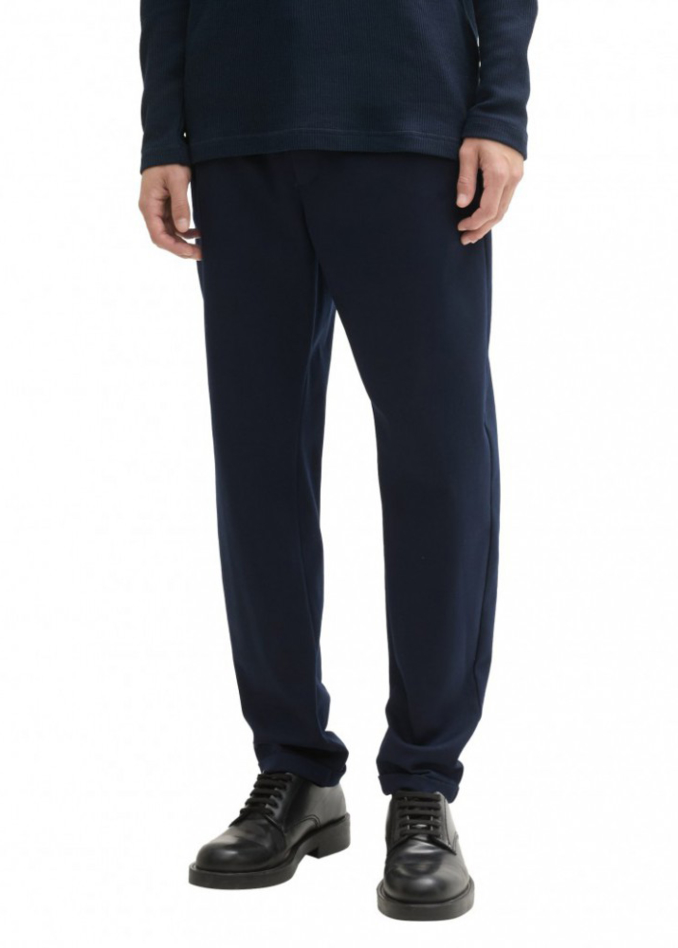 Mskie Spodnie Dresowe Denim Tom Tailor Sweatpants Navy - 1043845-10668