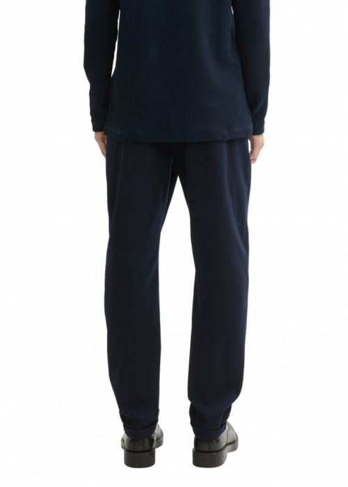 Mskie Spodnie Dresowe Denim Tom Tailor Sweatpants Navy - 1043845-10668