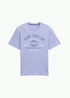 Meski T Shirt Tom Tailor T Shirt With A Logo Print Cold Purple - 1037735-36549