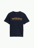 Meski T Shirt Tom Tailor T Shirt Logo Sky Captain Blue - 1045631-10668