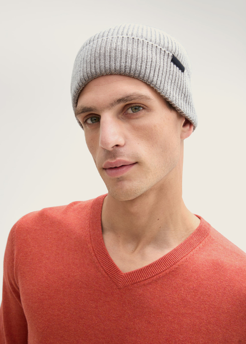 Tom Tailor Beanie - Light Grey 1043442-12035