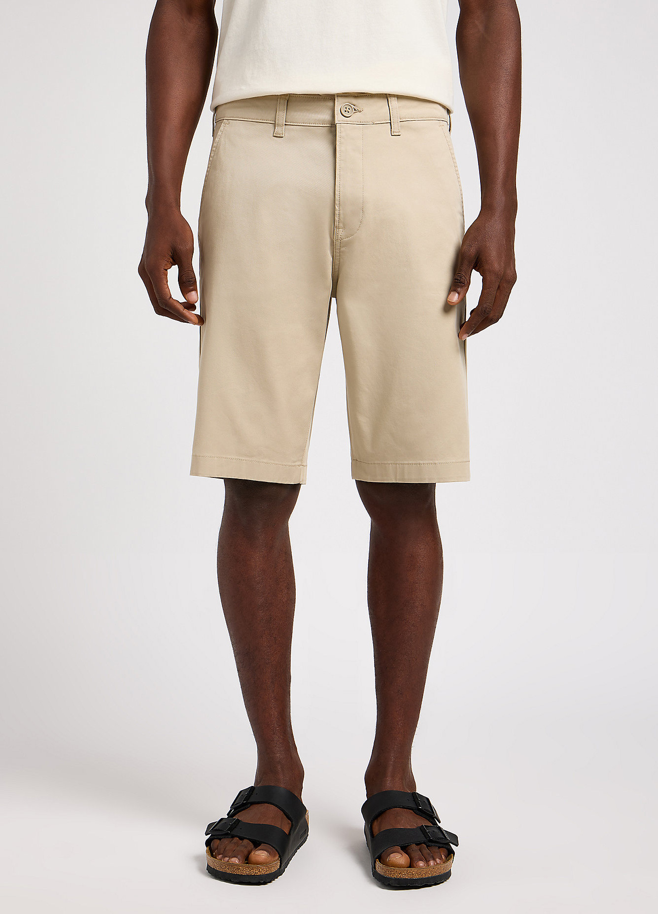 Meskie Szorty Materialowe Lee Regular Chino Short Stone - 112349200