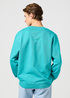 Meska Bluza Wrangler Small Logo Crew Latigo Bay - 112364095