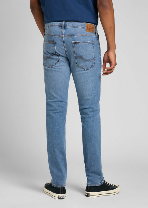 Meskie Spodnie Dzinsowe Lee Luke Fresh Mid Worn In - L719CAC53