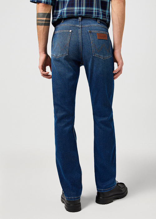 Meskie Spodnie Dzinsowe Wrangler Greensboro Denim Dusk - 112362444
