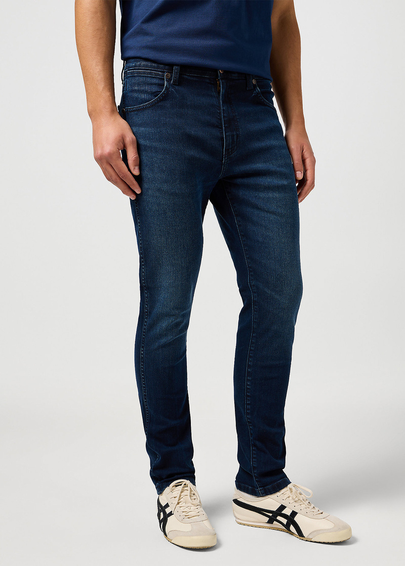 Meskie Spodnie Dzinsowe Wrangler Larston Saphite Stone - 112362455