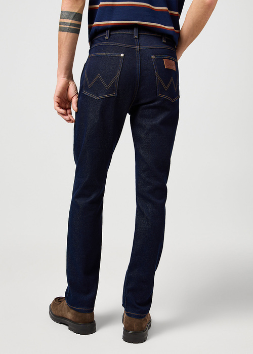 Meskie Spodnie Dzinsowe Wrangler Larston Moonlight Rinse - 112362459