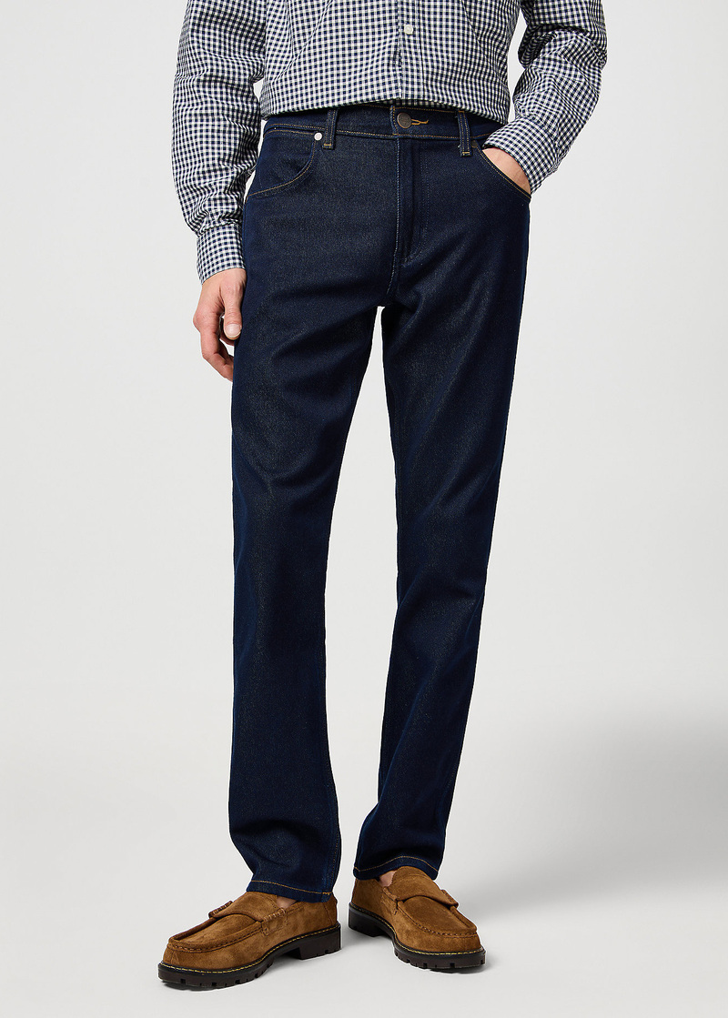 Meskie Spodnie Dzinsowe Wrangler Greensboro Moonlight Rinse - 112362557