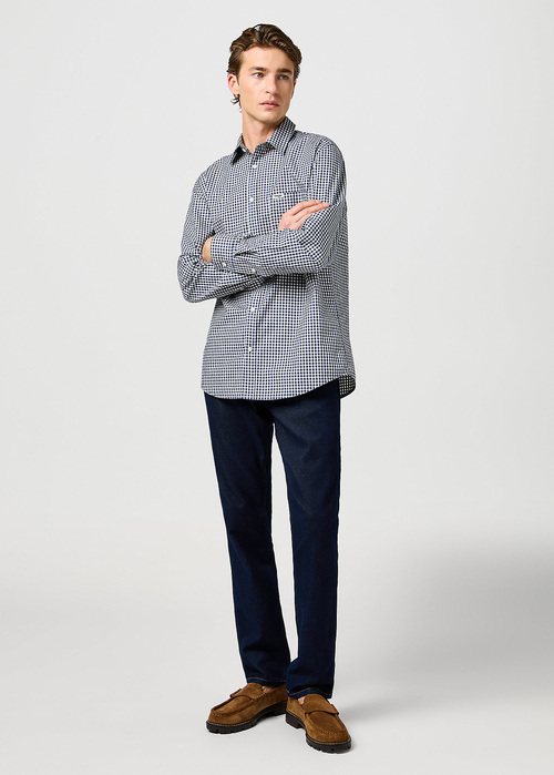 Meskie Spodnie Dzinsowe Wrangler Greensboro Moonlight Rinse - 112362557