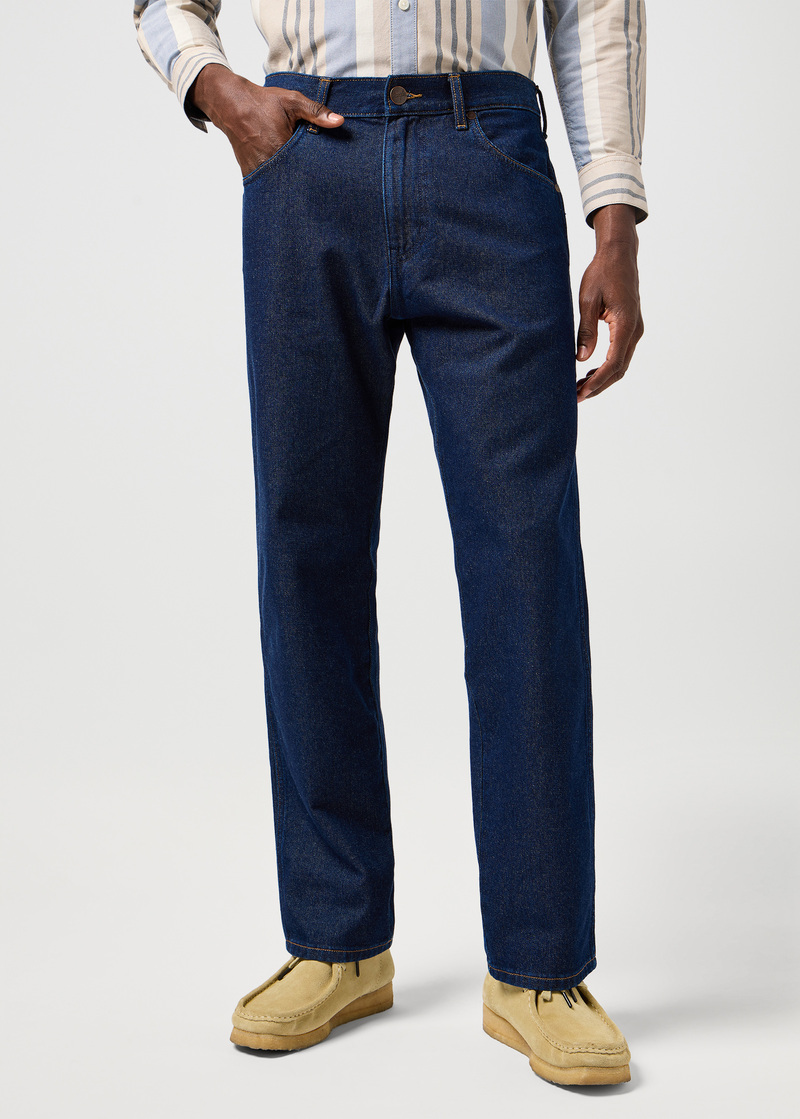 Meskie Spodnie Dzinsowe Wrangler Frontier Rinsed Night - 112364502
