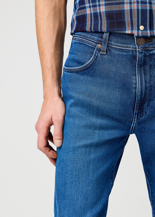 Meskie Spodnie Dzinsowe Wrangler Larston Dandelion Summer - 112362458