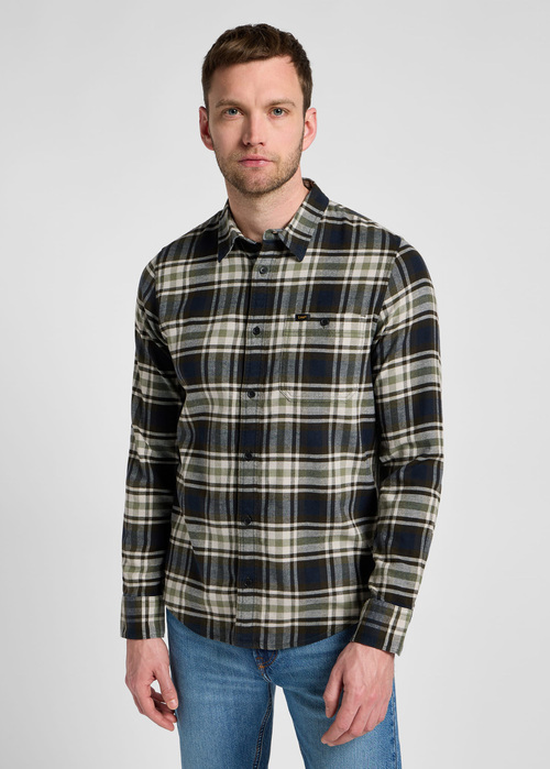 Lee Leesure Shirt - Green Check 112355701 112355701