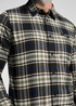 Meska Koszula Materialowe Lee Leesure Shirt Green Check - 112355701