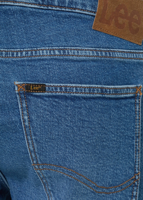 Meskie Spodnie Dzinsowe Lee Luke Mid Worn In - L719VIE11