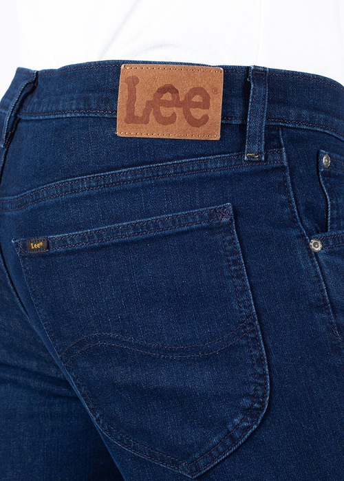 Mskie Spodnie Dinsowe Lee Daren Zip Fly Dark Blue Worn - L707VME17