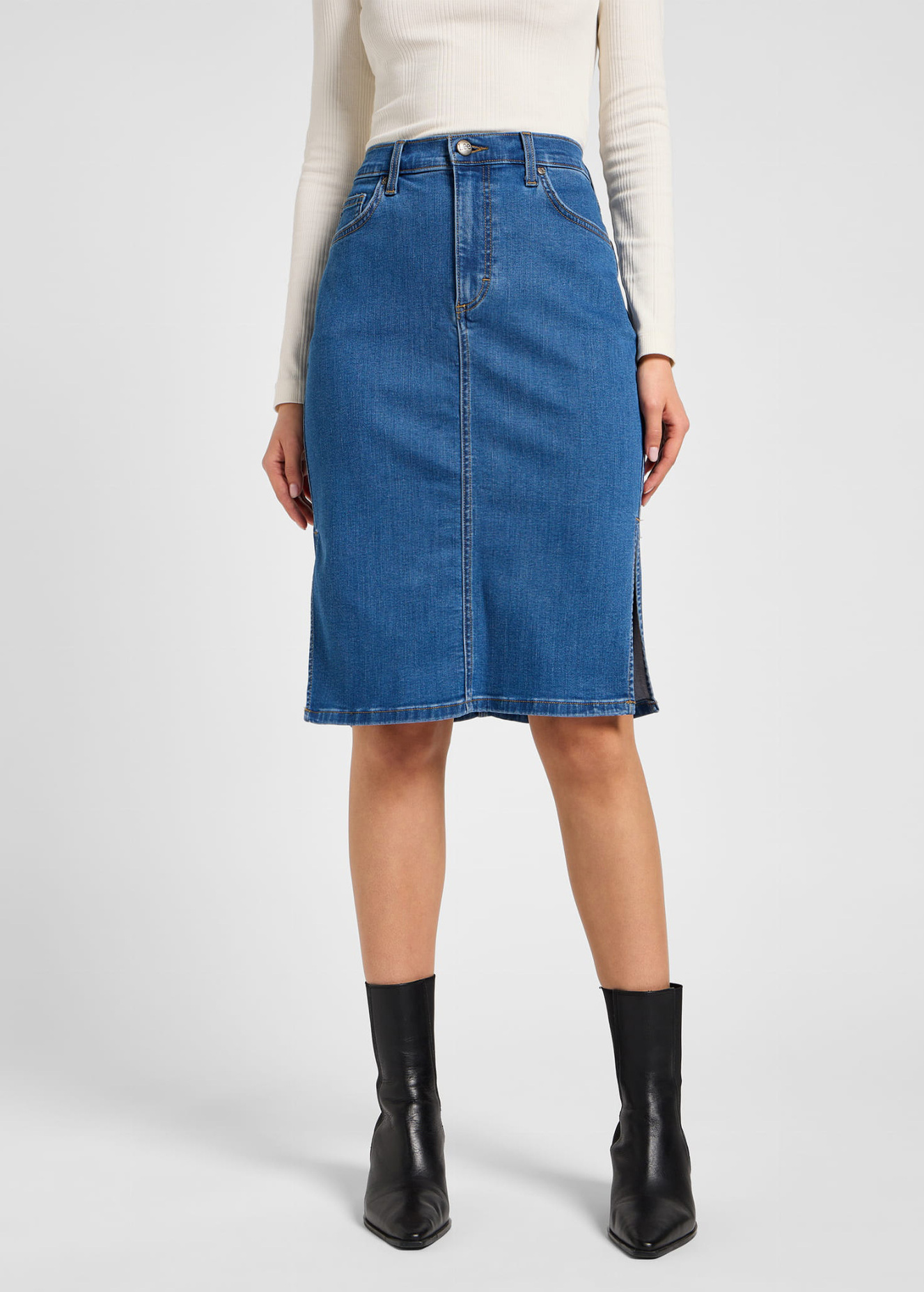 Lee Skirt Calming Blue - 112355262 Lee Skirt Calming Blue - 112355262