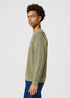 Meska Bluza Wrangler Graphic Sweatshirt Dusty Olive - 112358371