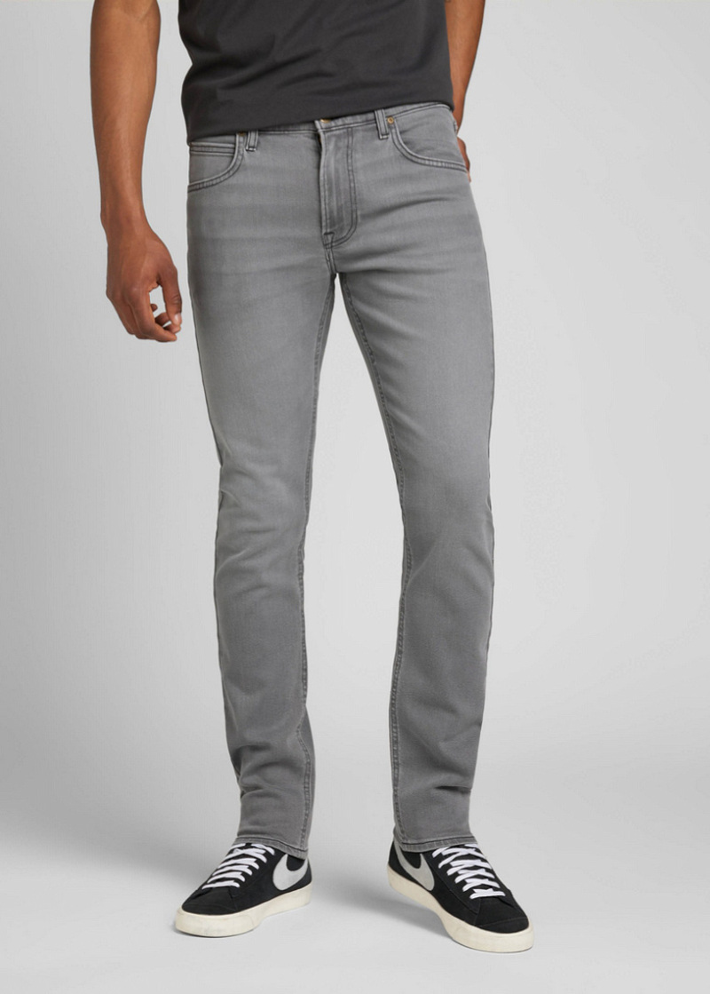 Meskie Spodnie Dzinsowe Lee Luke Grey Worn - L719PCC60