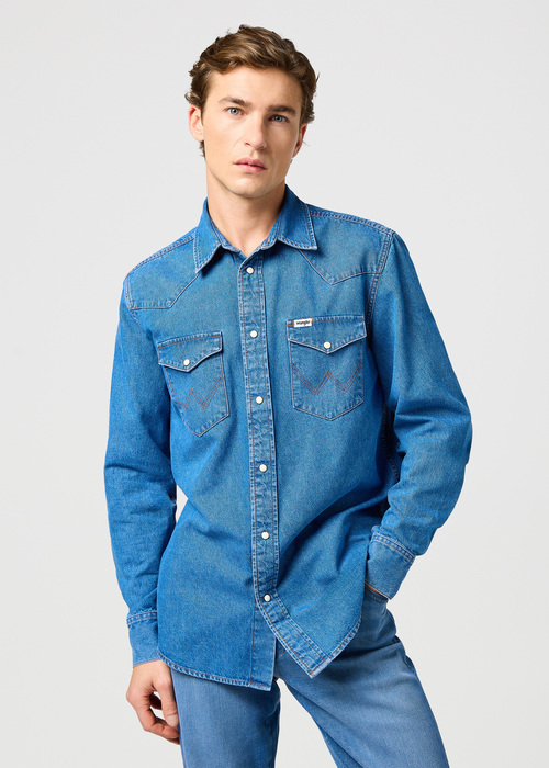 Wrangler Western Shirt - Cool Mediun 112362373