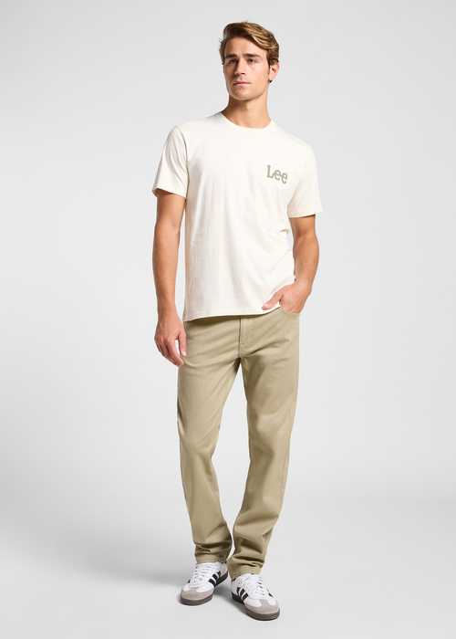 Meski T Shirt Lee Graphic Tee Ecru - 112365464