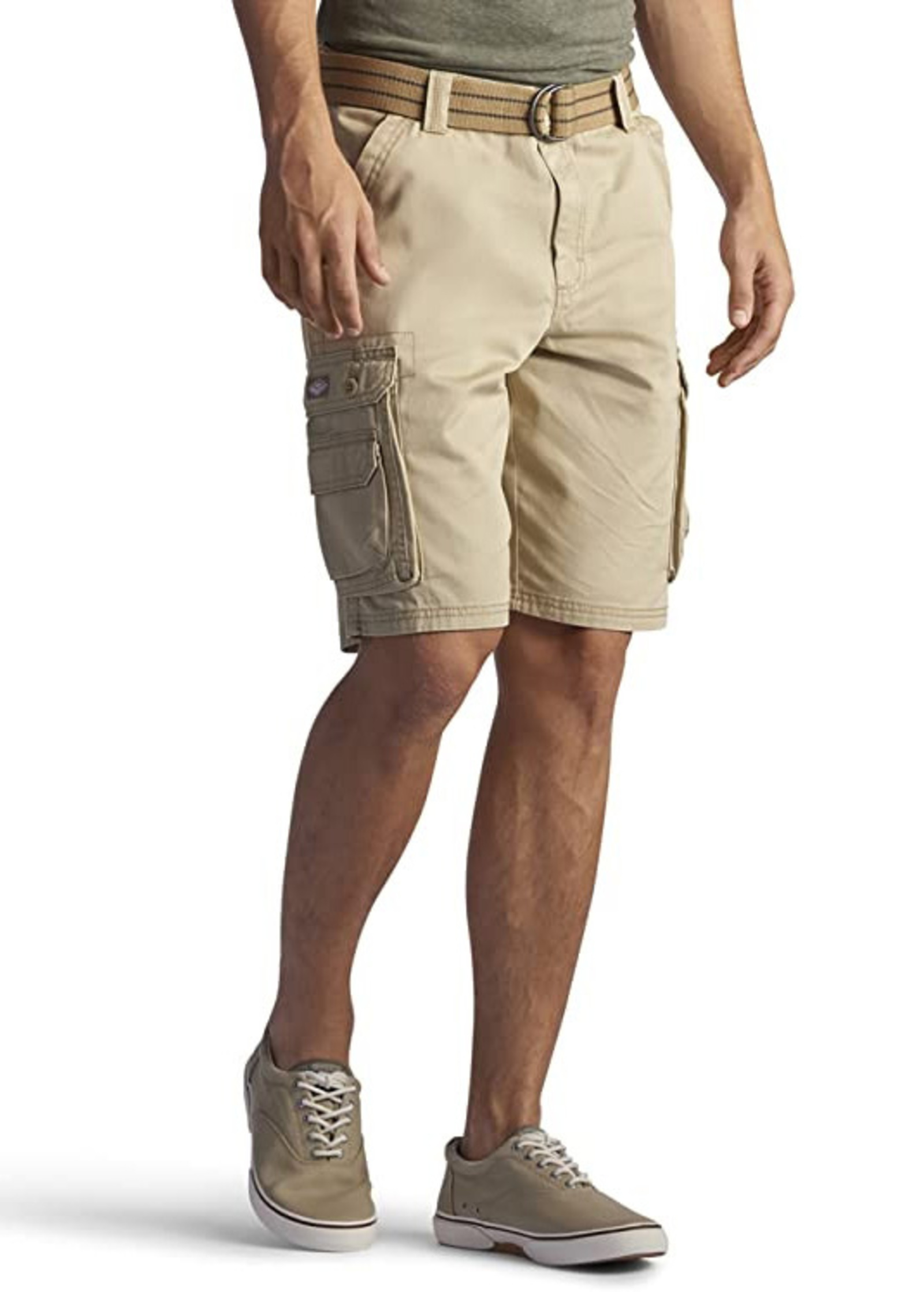 Meskie Szorty Materialowe Lee Wyoming Cargo Short Buff - L75AVX18