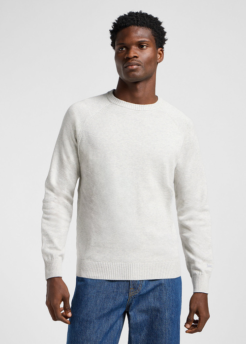 Lee Clean Raglan Sweater - Sharp Grey Mele 112363889 