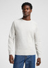 Meski Sweter Lee Clean Raglan Sweater Sharp Grey Mele - 112363889