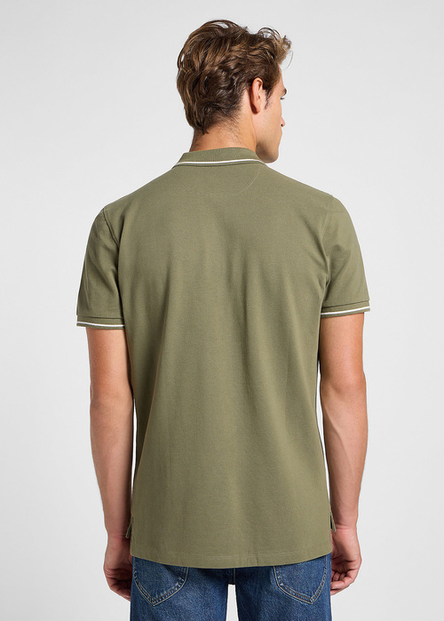 Meska Koszulka Polo Lee Pique Polo Mercantile Green - 112363855