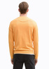 Meski Sweter Tom Tailor Basic Knitted Sweater Peachy Orange Melange - 1039810-37378