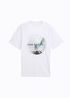 Meski T Shirt Tom Tailor T Shirt With Photo Print White - 1045661-20000