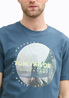 Meski T Shirt Tom Tailor T Shirt With Photo Print Mystical Blue - 1045661-36985