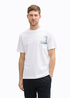 Meski T Shirt Tom Tailor T Shirt White - 1045664-20000