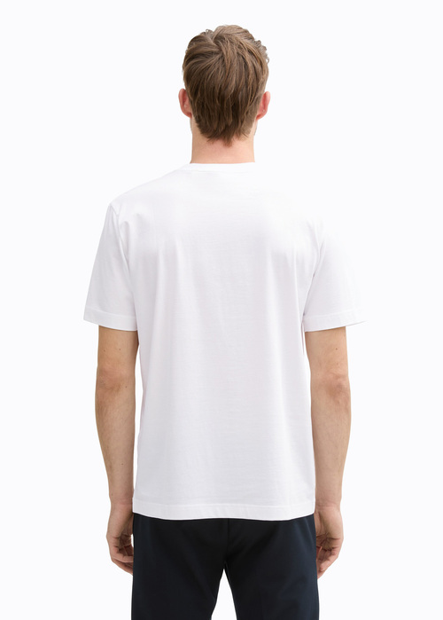 Meski T Shirt Tom Tailor T Shirt White - 1045664-20000