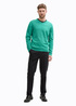 Tom Tailor Knitted Pullover With A V Neckline Bright Jade Green Melange - 1039811-37437 Tom Tailor Knitted Pullover With A V Neckline Bright Jade Green Melange - 1039811-37437