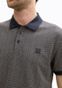 Mska Koszulka Polo Tom Tailor Navy Irregular Design - 1045682-37265