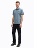 Meska Koszulka Polo Tom Tailor Polo Tee Blue Irregular Design - 1045682-37267