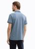 Meska Koszulka Polo Tom Tailor Polo Tee Blue Irregular Design - 1045682-37267