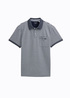 Mska Koszulka Polo Tom Tailor Piqu Polo Shirt With Breast Pocket Navy White Irregular Stripe - 1045683-37446