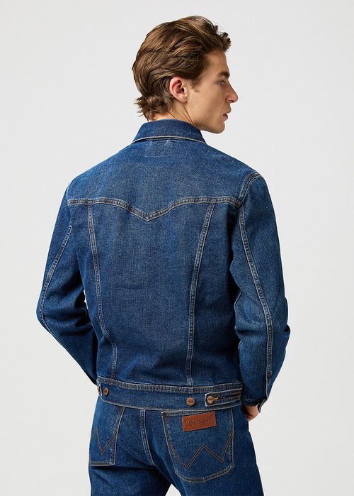 Meska Kurtka Dzinsowa Wrangler Classic Denim Jacket Madow Haze - 112362651