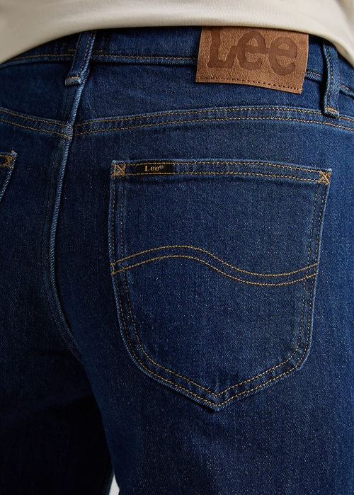 Damskie Spodnie Dzinsowe Lee Jane Dark Hydro - L34QBTKQ