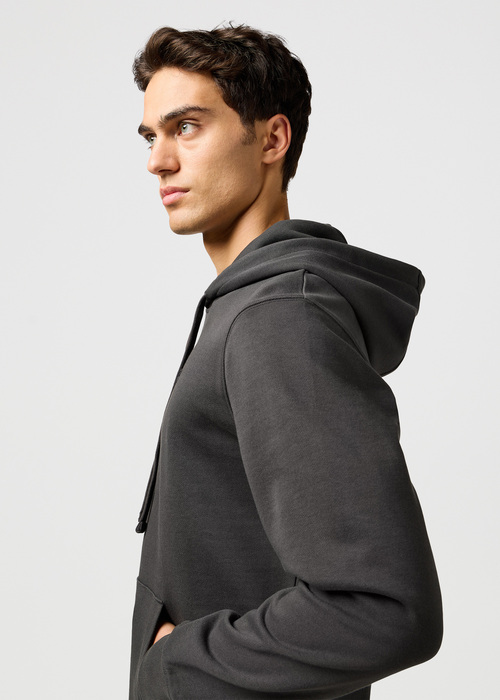 Meska Bluza Wrangler Sign Off Hoodie Faded Black - 112364289