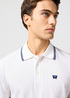 Meska Koszulka Polo Wrangler Polo Shirt White - 112365466